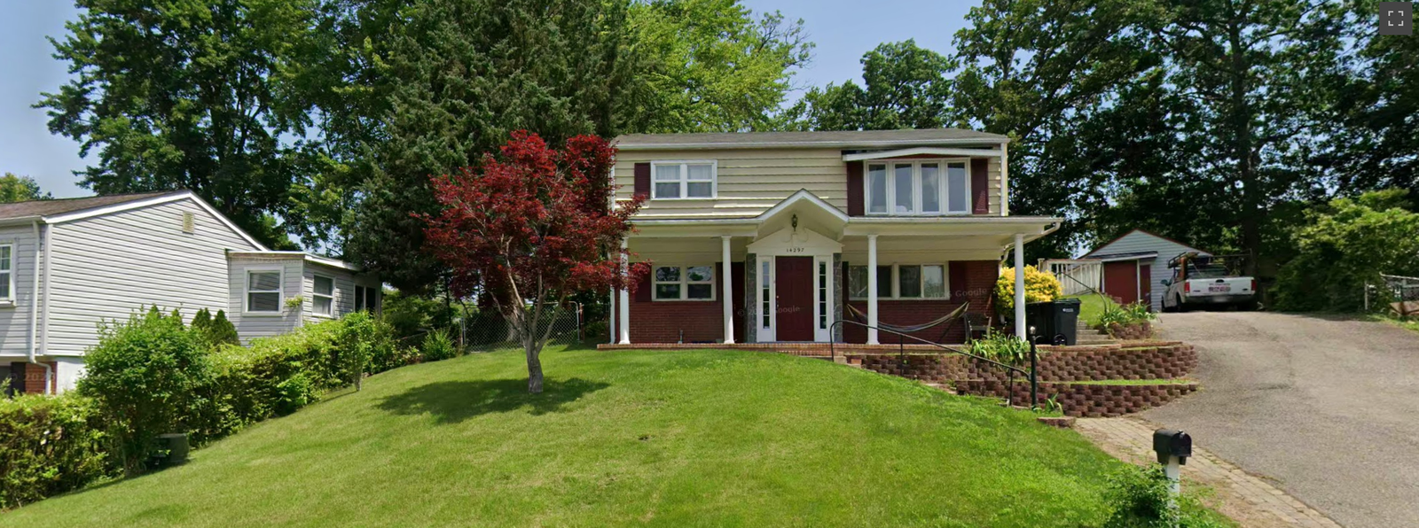 Front exterior of 14297 Bowman Court in Woodbridge, Virginia, KVN's first investment property